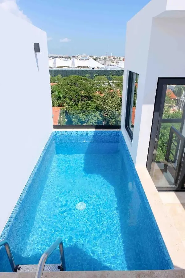 Stayon5A.Av.Penthouse With Privatepool Freeparking Playa del Carmen Apartment